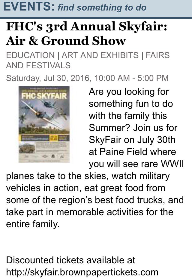 Come support <a href="/MobileMavensSEA/">Mobile Mavens</a> and <a href="/BigDogBuzz/">Big Dog's 🌭👍🏻🏈🏆</a> tomorrow in Everett <a href="/FlyingHeritage/">Flying Heritage & Combat Armor Museum</a> <a href="/ExpEverett/">Experience Everett</a> <a href="/EverettHerald/">Everett Herald</a>