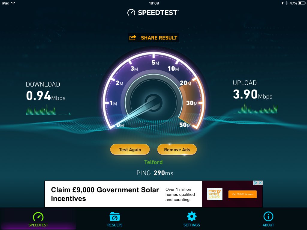 StMichaelsCP's tweet photo. @UKAirband really fed up with your terrible service and complete lack of support. Well over £100 pm for this! https://t.co/AkBynO5WBN