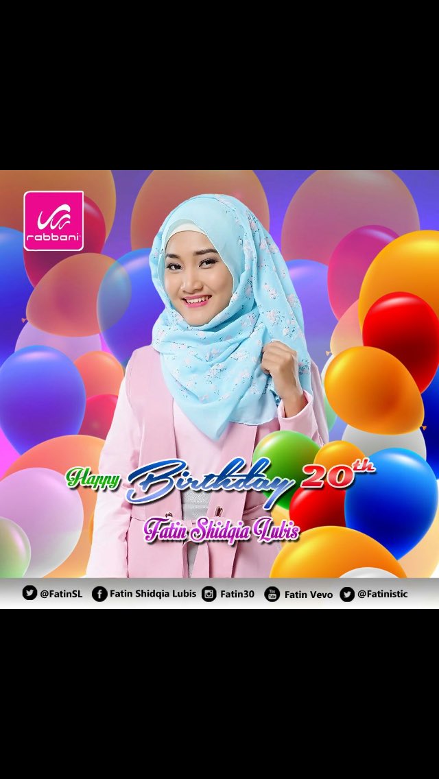 Ciye ntin ultah <a href="/FatinSL/">Fatin Shidqia Lubis</a> asikdah kepala 2 ya, siap2 y bntr lg menuju masa2 siap merried😝 #HBD20thFATIN <a href="/Fatinistic/">Fatinistic OFFICIAL</a>