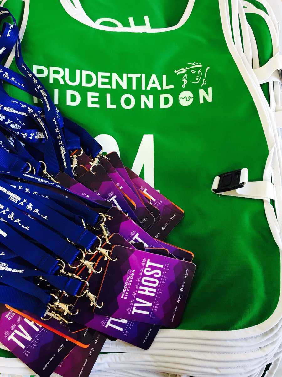 All ready to go for <a href="/RideLondon/">Ford RideLondon</a> #PRLclassique tomorrow weather is looking good so should be a great race