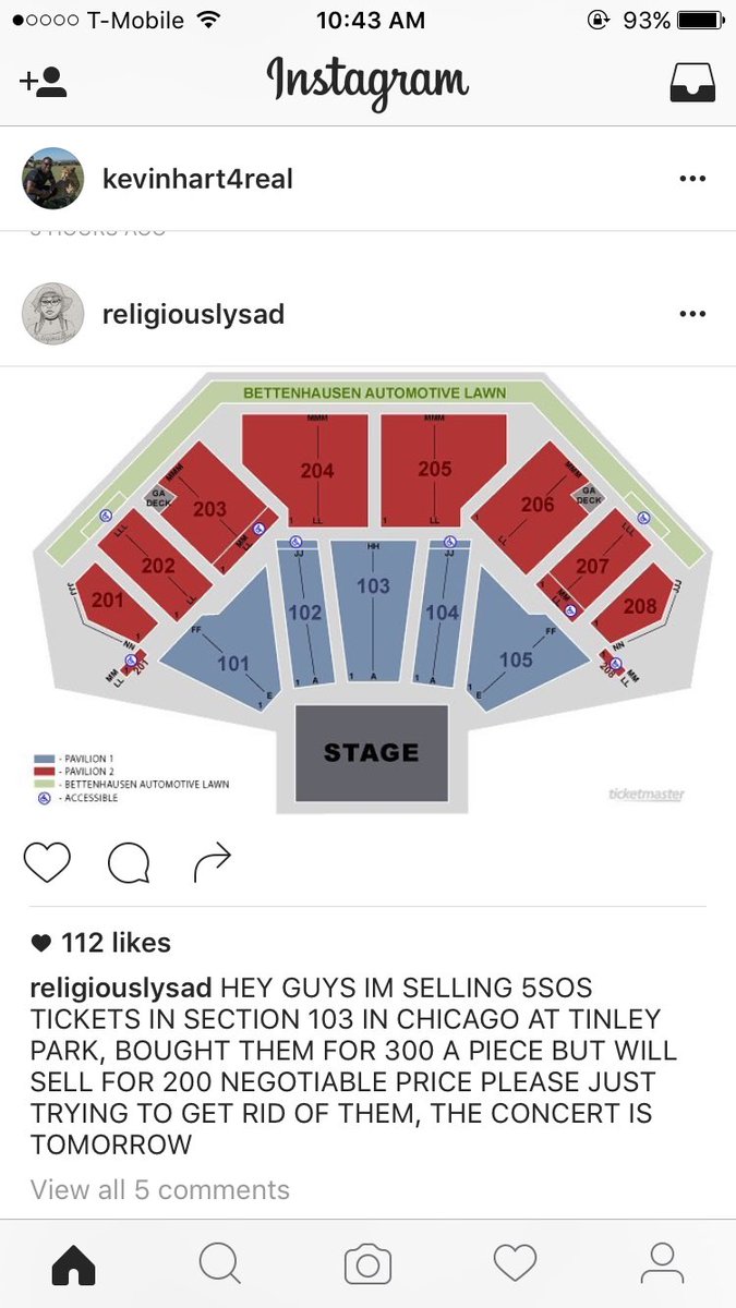 1D_5SOSUpdateIT's tweet photo. 5SOS TICKETS FOR CHICAGO $200, check out her IG -J https://t.co/Qou6EMptc8