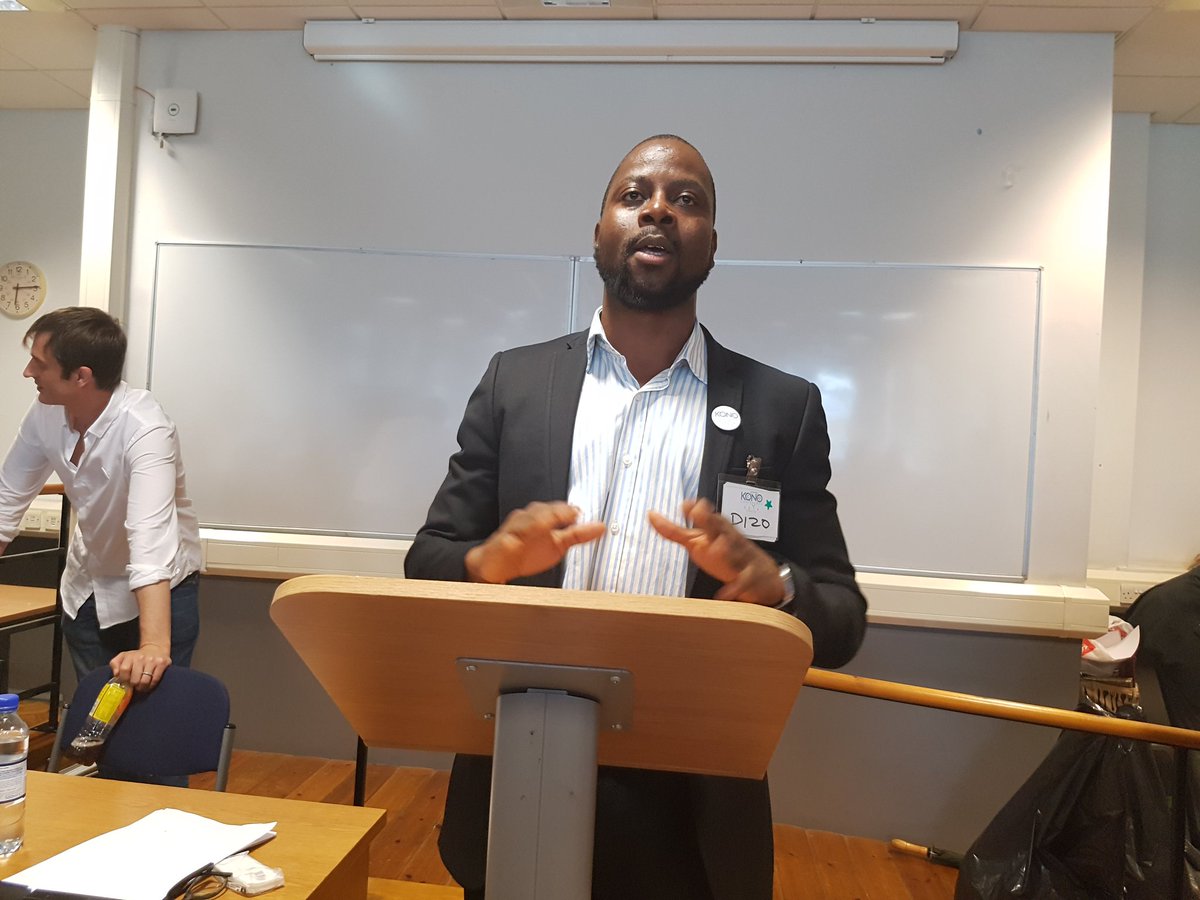 ABCSalone's tweet image. "Kono [Sierra Leone] district has to be transformed from poverty to prosperity," says @pacdizo