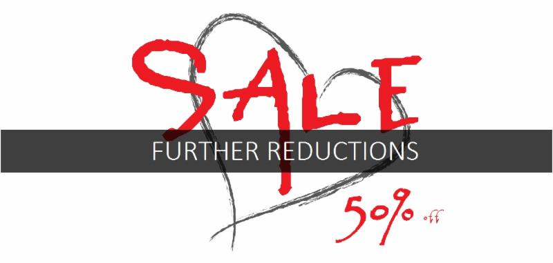 FURTHER REDUCTIONS | 50% OFF ALL SALE ITEMS INSTORE AND ONLINE conta.cc/2alVSYH