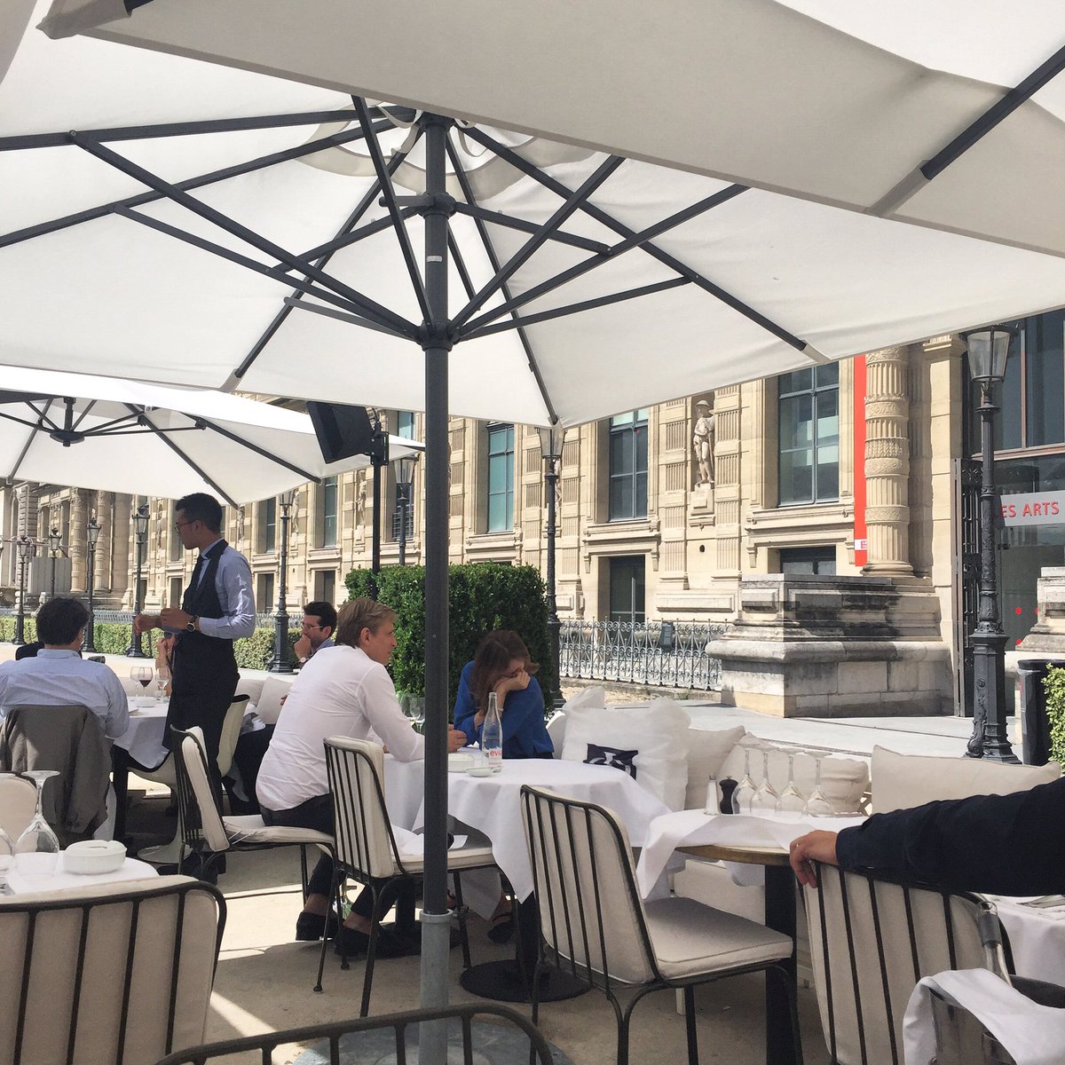 The perfect spot for lunch after a trip to the Louvre! Via BBCLocalite for Paris unlockparis at