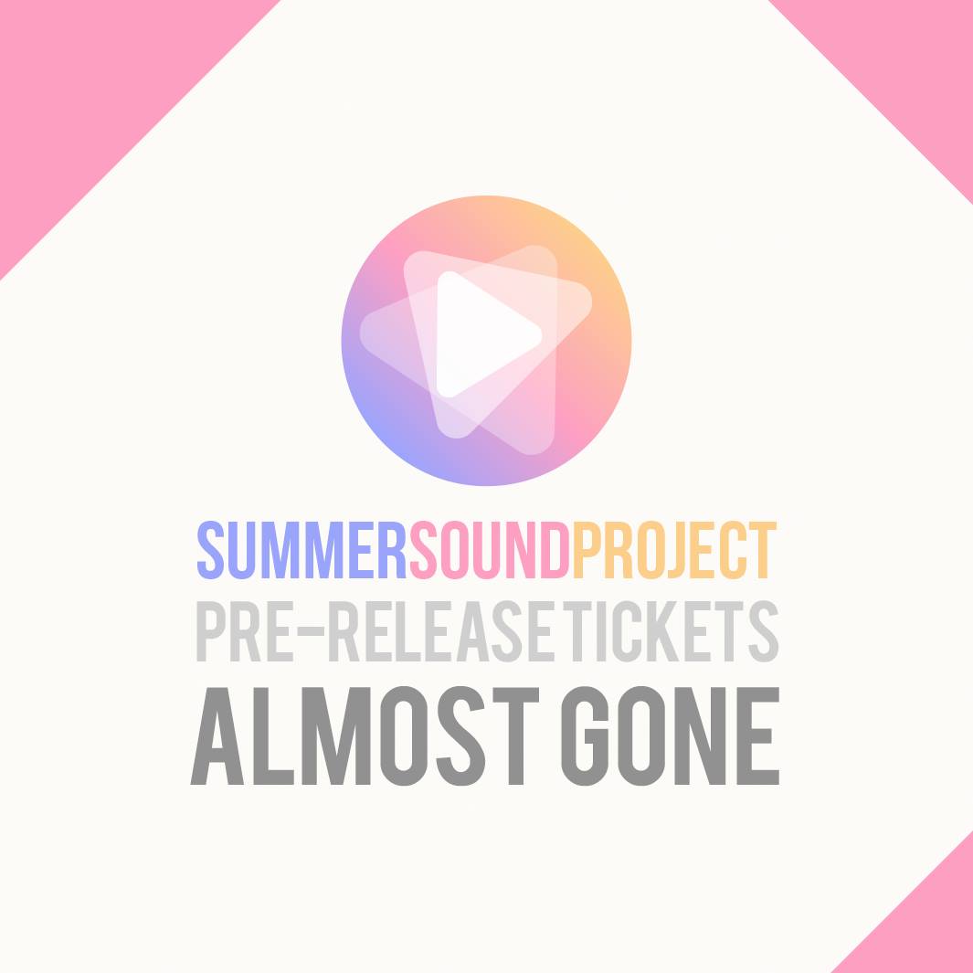 UniSoundProject's tweet image. Summer Sound Project pre-release tickets are almost gone! Get yours now!

j.mp/summersound16