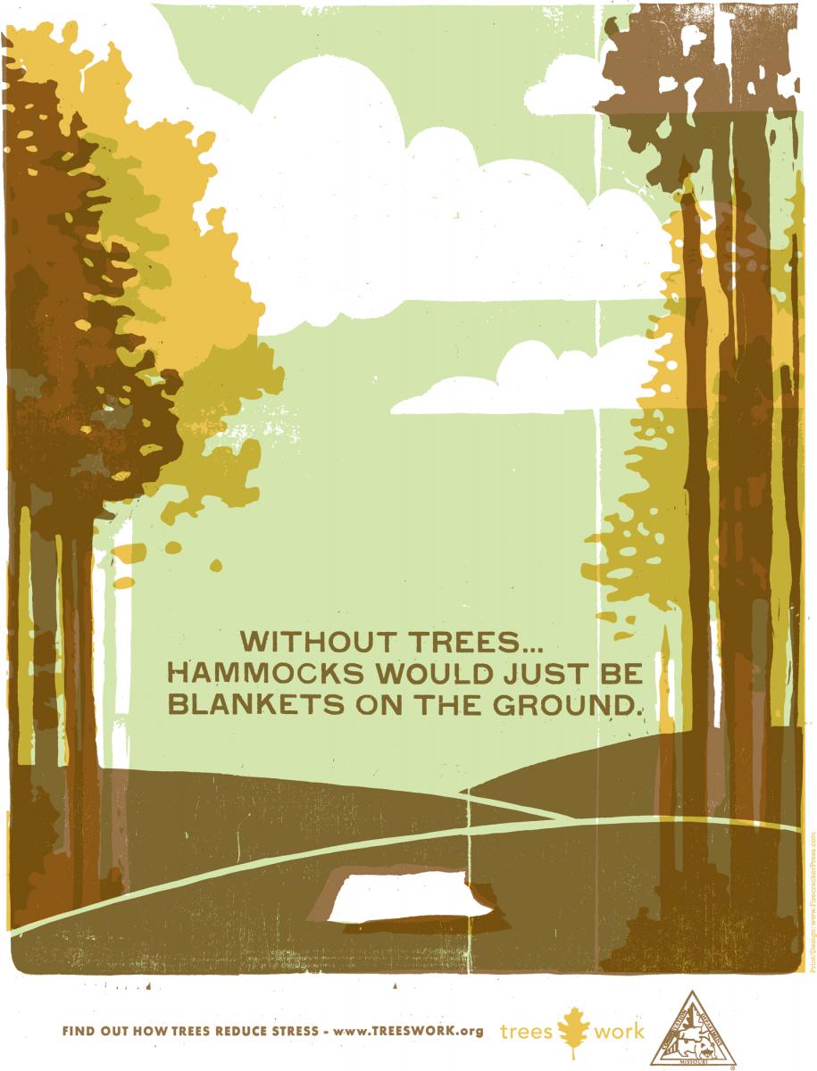 RT <a href="/treevangelist/">Paul Johnson</a>: Great poster from #TreesWork <a href="/MDC_online/">MO Conservation</a> for #NationalHammockDay #treesarekey
