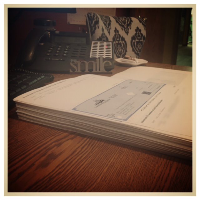 GiveToGrant's tweet photo. Signing LOTS of scholarship checks today---making scholarship recipients smile! #GiveToGrant #NoCapeNoProblem https://t.co/gSCYIoly5S