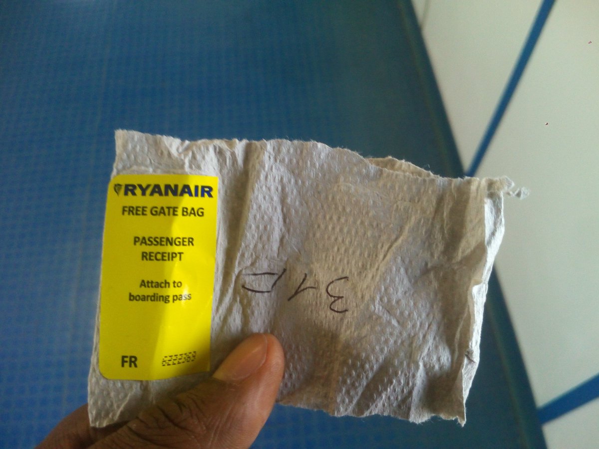 gate bag ryanair