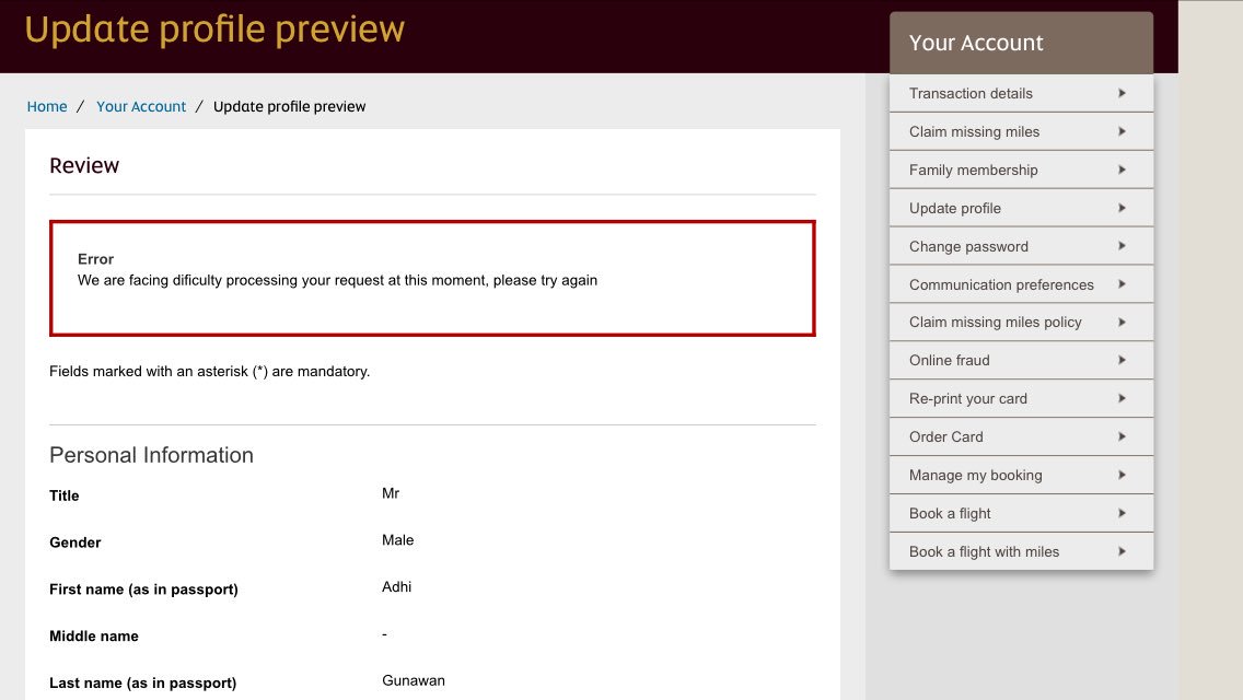 adhigun's tweet photo. @EtihadPremium are there any restrictions to change country details on my etihad guest profile? https://t.co/kTKE6wI3Dx