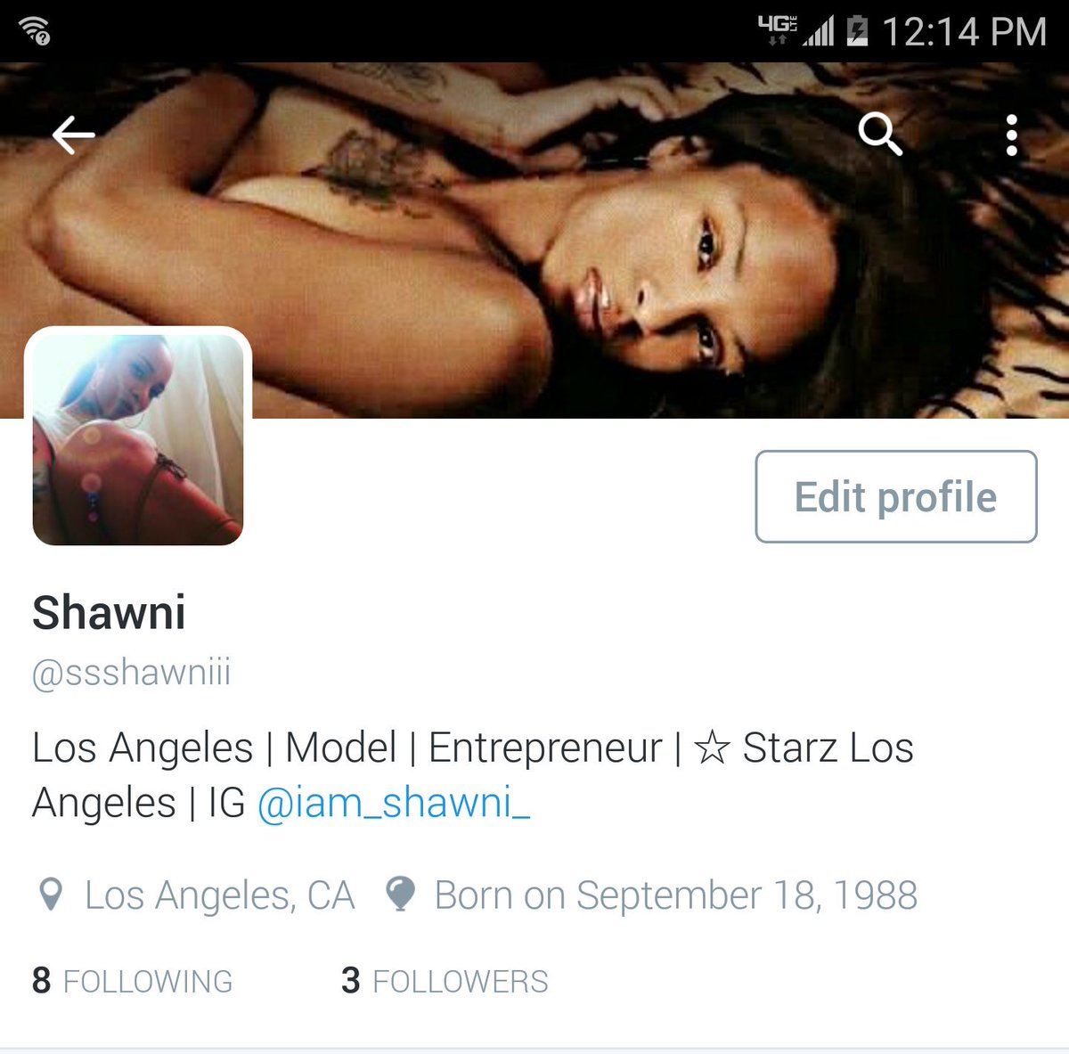 Realtalkone0one's tweet photo. Shout to @ssshawniii Model Entertainer. Follow her new page. She has next. https://t.co/r1Q0MMc5Yl