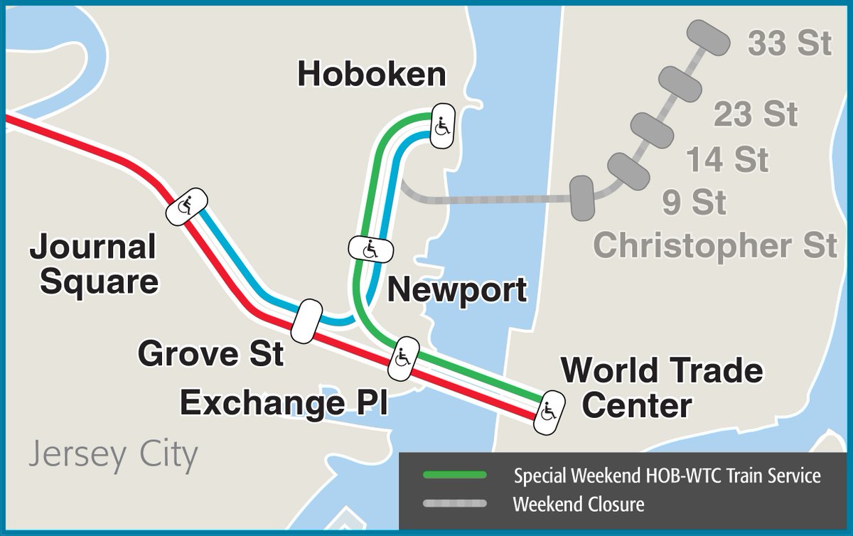 Path Train Map Routes