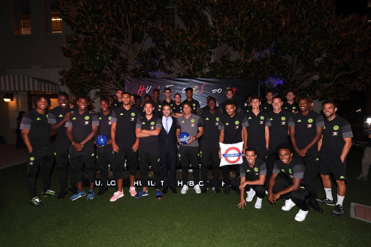 ChelseaFC's tweet photo. Thanks to our partners @Hublot for a fantastic night at Sony Pictures Studios! 📽 #CFCTour #HublotLovesFootball https://t.co/YBXY3EUNXr