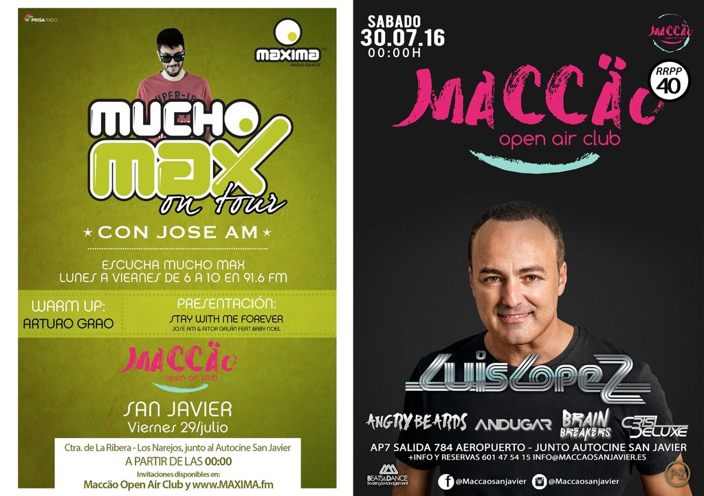 MACCAO_FLYER's tweet photo. Hoy la liamos al MÁXimo con @mucho_max @maximafm_radio @MaximaFmMurcia !! Presenta el flyer de descuento https://t.co/mgGYejDKBX