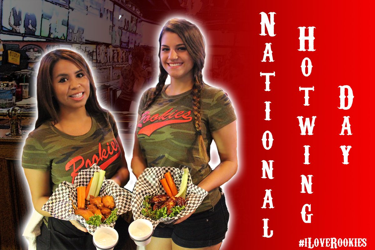 iheartrookies's tweet photo. National Hot Wing Day. All baskets of wings $5. Music after 9pm. #iloverookies #wings #NationalChickenWingDay https://t.co/cQ0P0jLJED