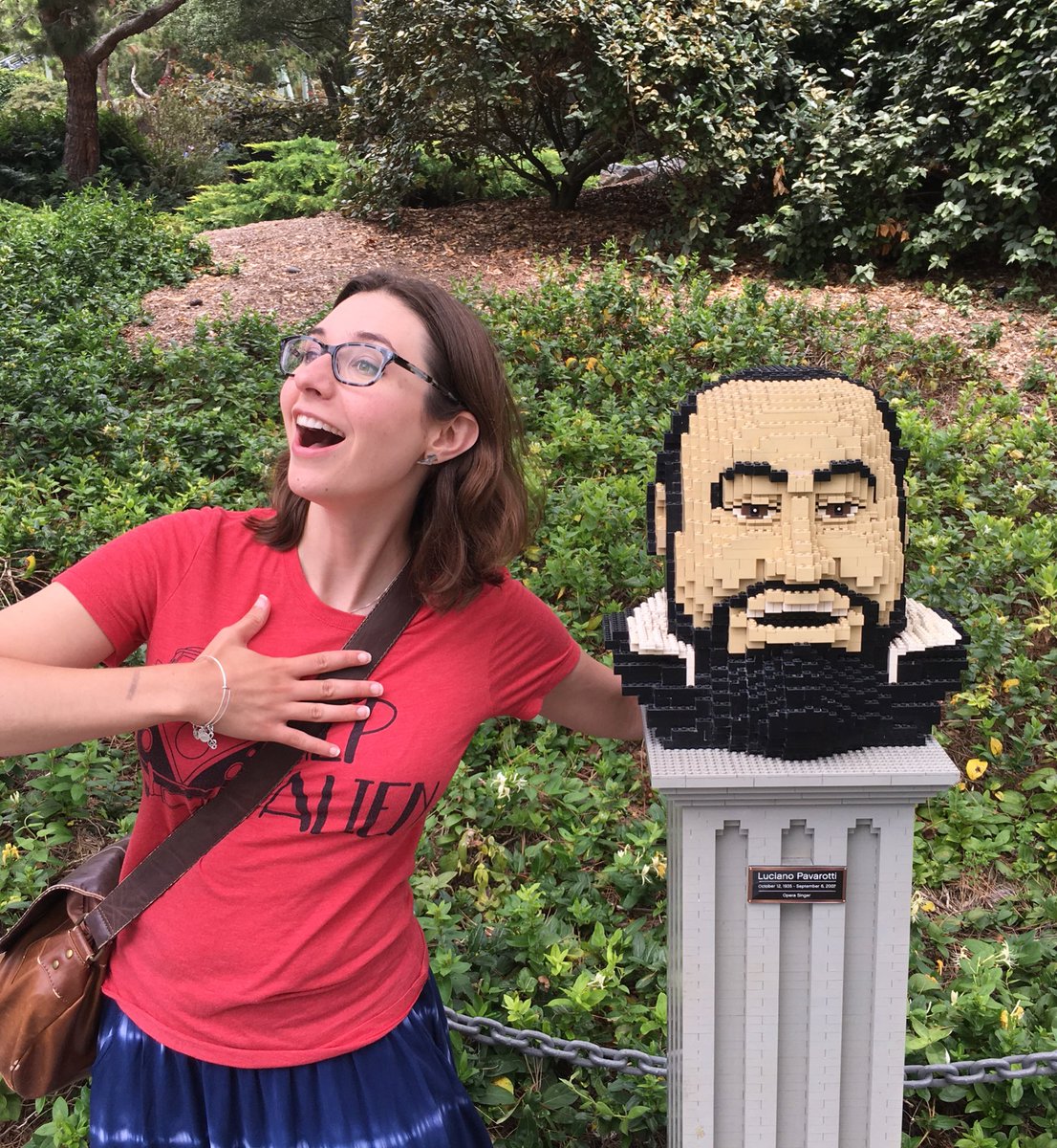 sidewalksiren's tweet photo. Finally! My duet with #Pavarotti. #divadreams #opera #legolandca #itmodcon https://t.co/7RFQSDQNYc