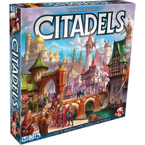 BoardGameGeek's tweet photo. A new version of @Bruno_Faidutti's Citadels will be available for demo at #GenCon2016 at the @AsmodeeNA stand. —WEM https://t.co/rXAzJnCHUE