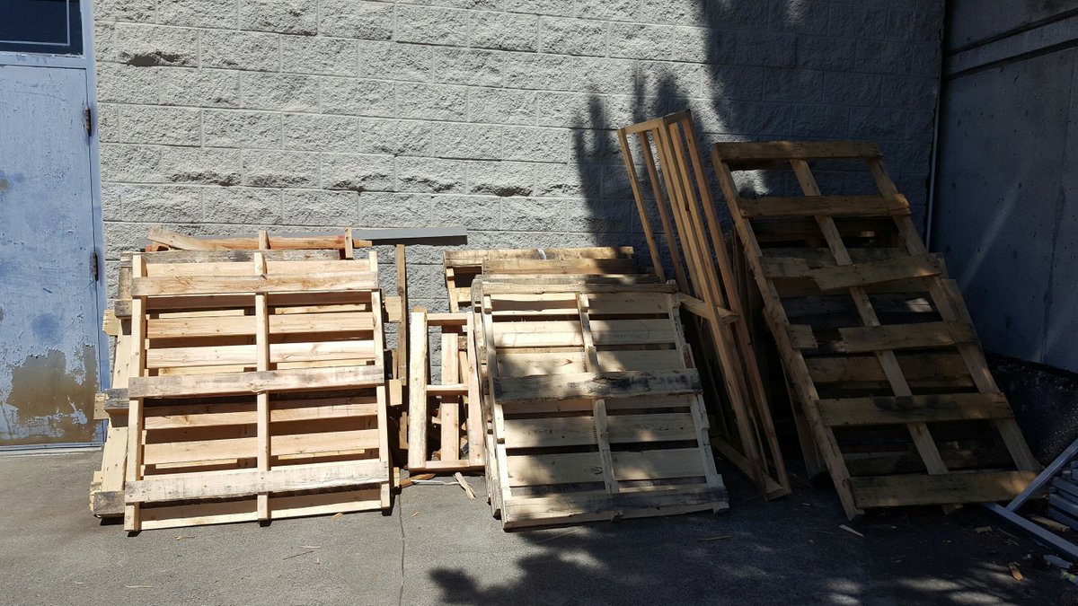Need pallets? Free for the taking <a href="/MatthewsDisplay/">Matthews Display</a>, pallets of all shapes &amp; sizes -- swing by and pick them up!