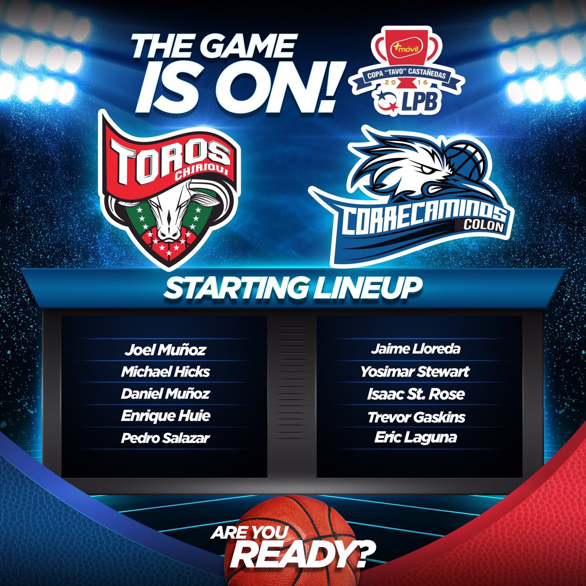 EscuderoManolo's tweet photo. Llegó el día! Hoy desde las 7pm por @tvmaxdeporte Gran Inauguración de la 2da. Temporada de la @lpbpanama #FullLPB https://t.co/LtrtlGimeA