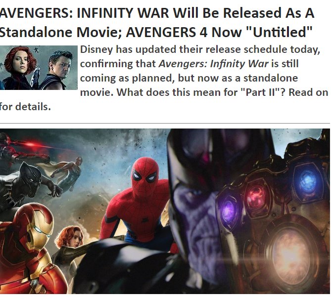 feliciahsrdysx's tweet image. BREAKING NEWS #InfinityWar