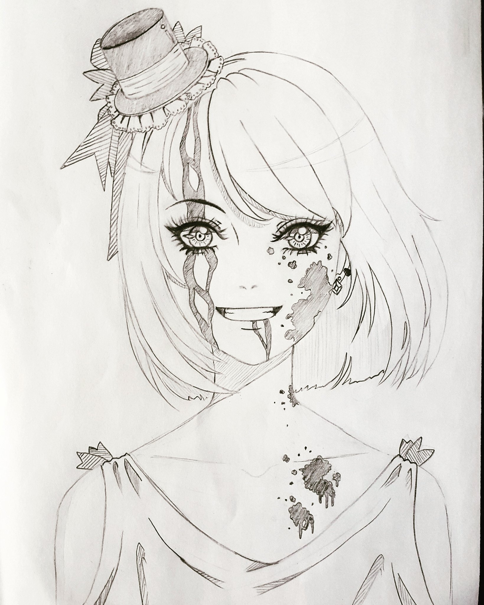 anime bloody girl