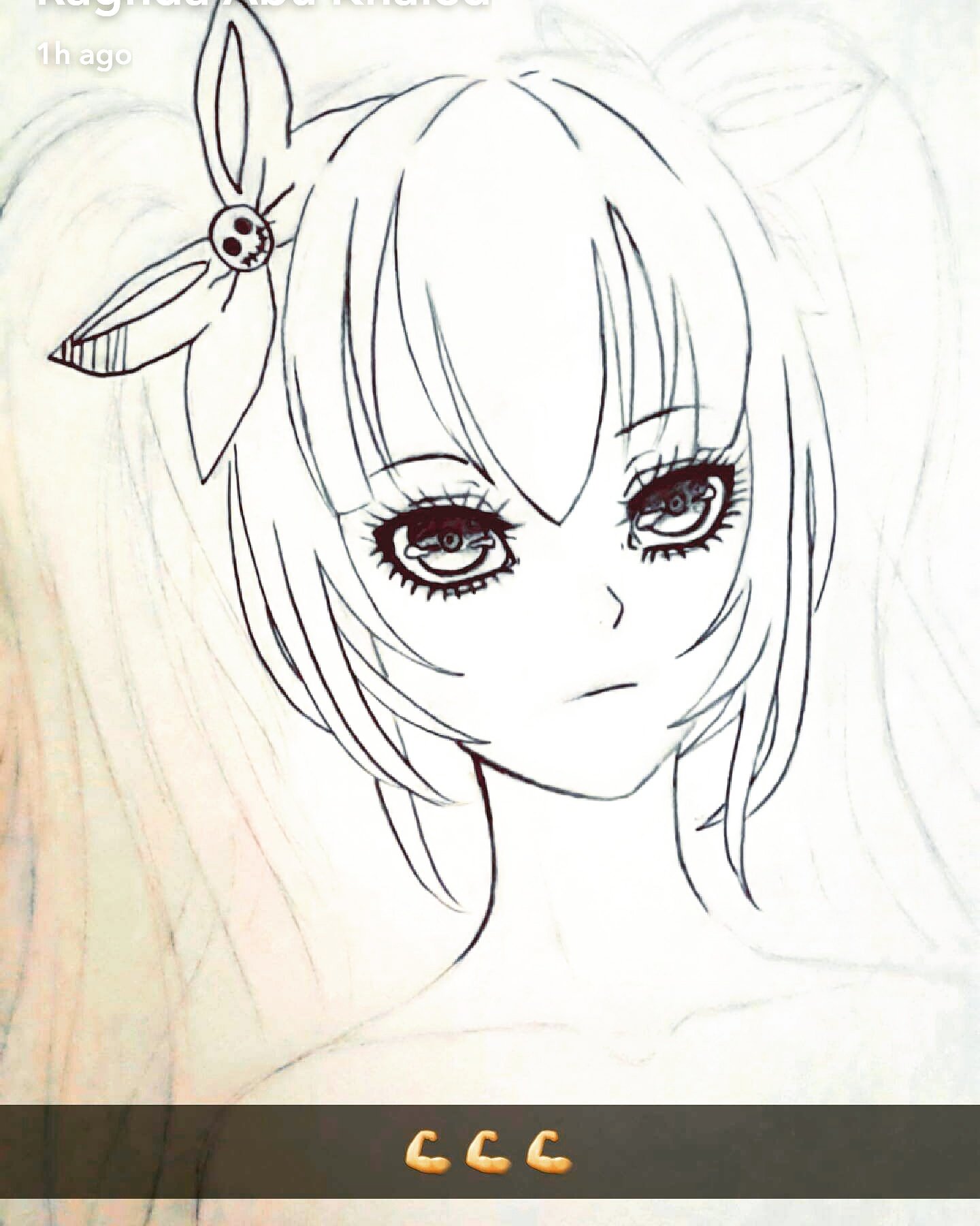 How to Draw Female Anime Hair in Pencil: Bangs, Pigtails and