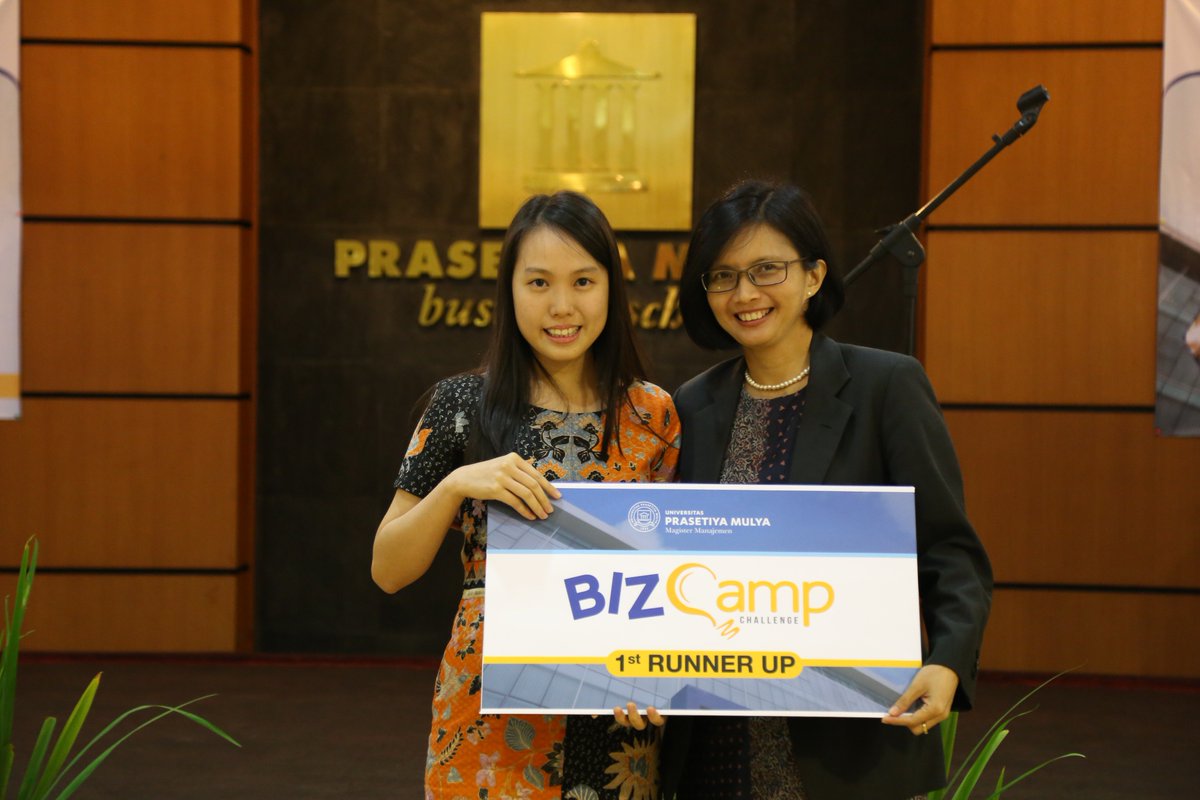 [AWARDING NIGHT - 290616] 1st RUNNER UP diraih oleh - Metta Tjungandi - #BIZCAMP2016
