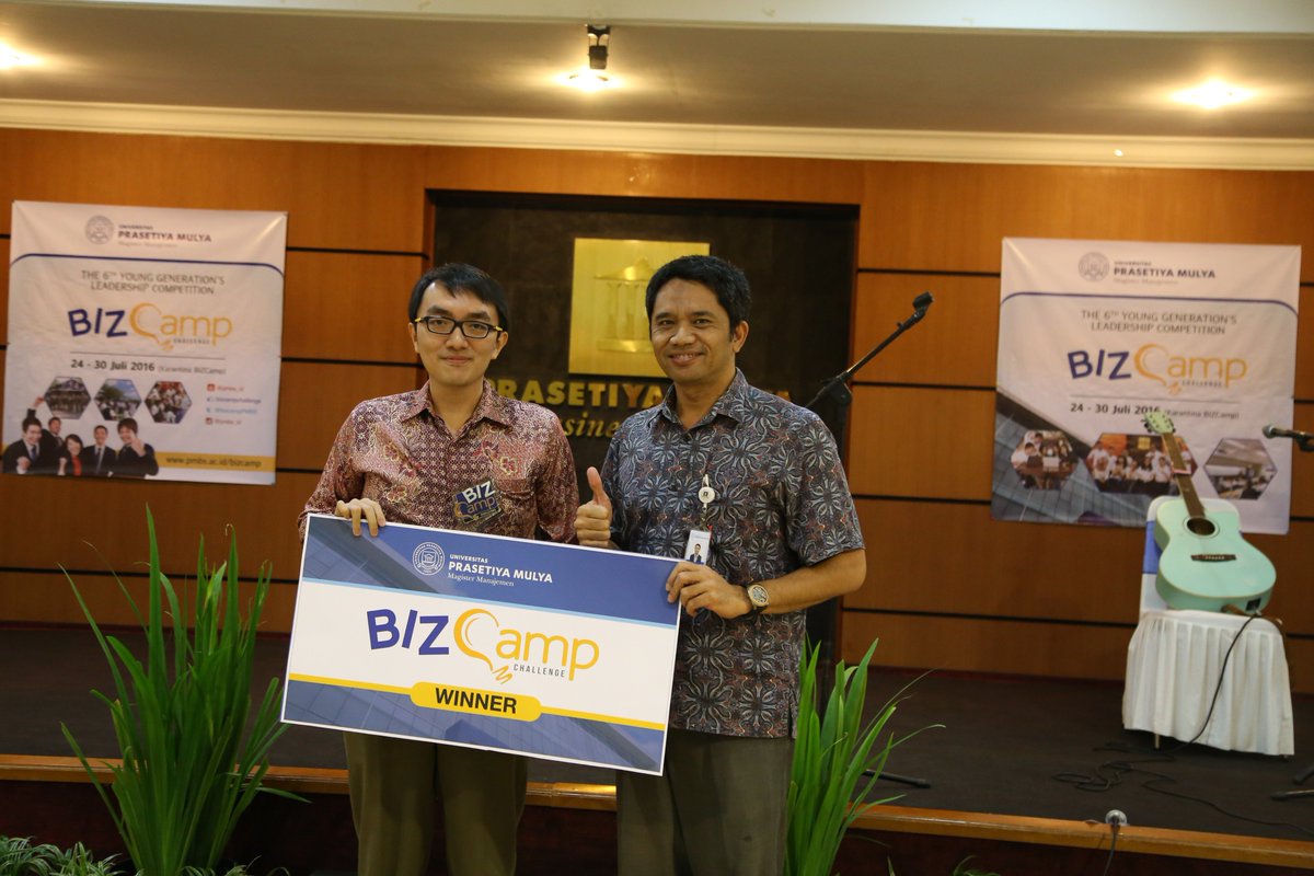 [AWARDING NIGHT - 290616] THE WINNER - BIZCAMP CHALLENGE 2016" diraih oleh: - Go William Gunawan - #BIZCAMP2016