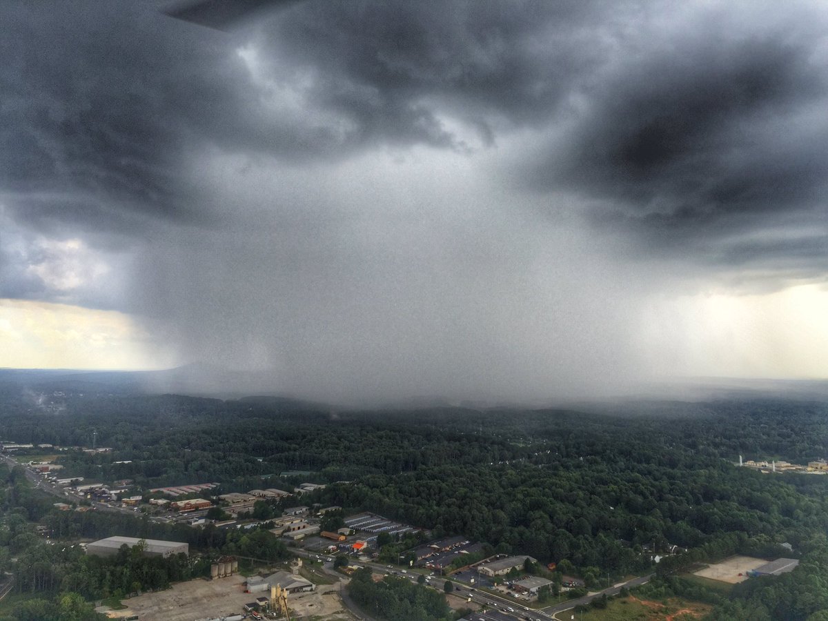 Another rain shaft out Cobb/Cherokee way.