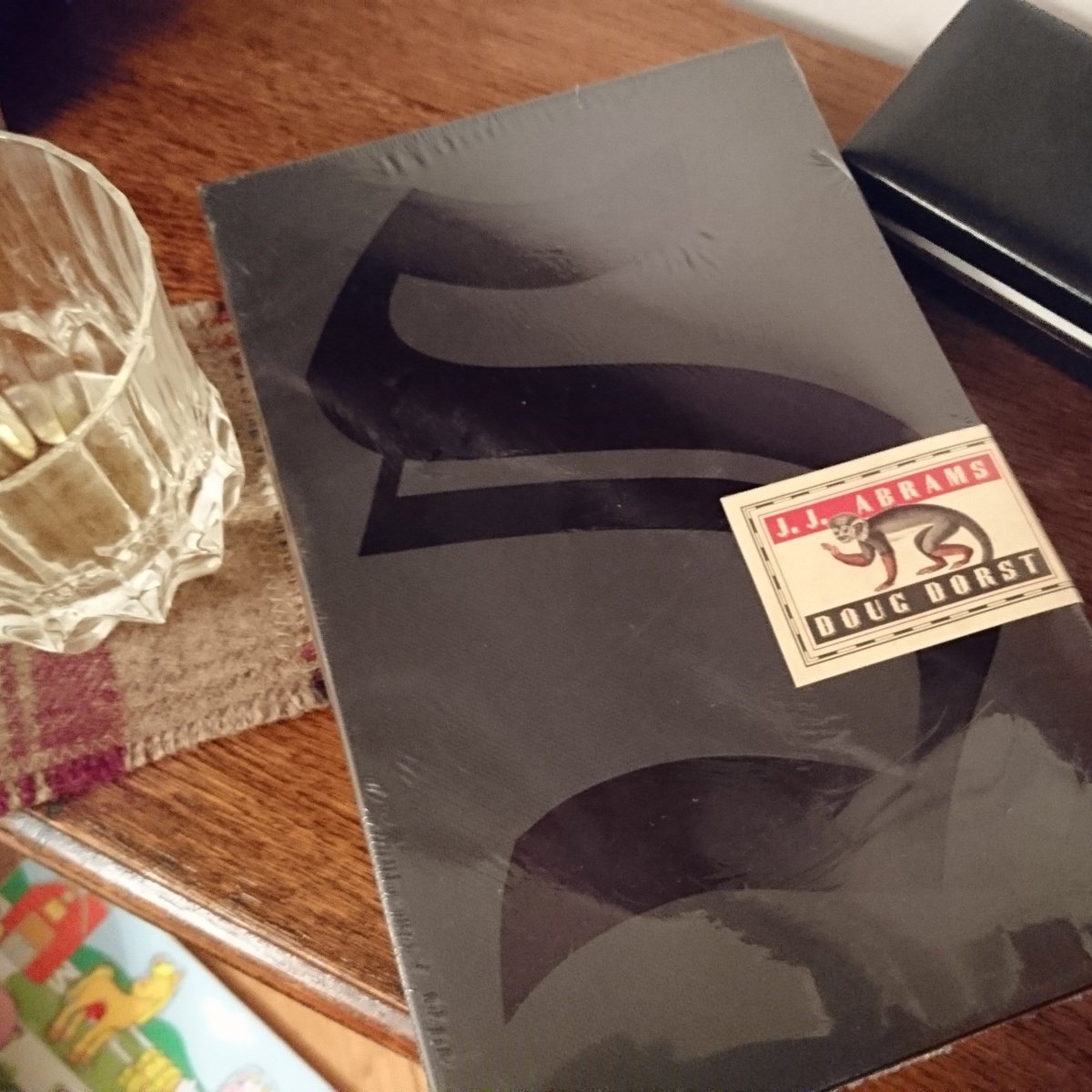 JonnoInFeldy's tweet photo. Finally procured a copy of #s. Can't wait for some #whisky and #analogue reading thanks to #jjabrams and #dougdorst https://t.co/MgitsM6bxu