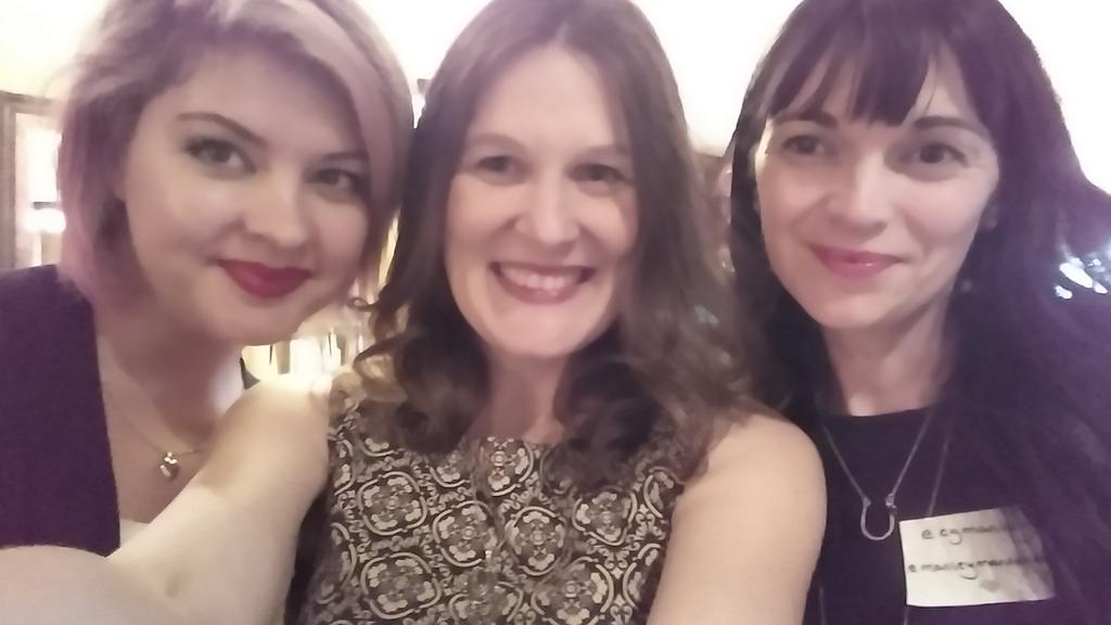 Rocking the red lips at the PEI Tweet Up!