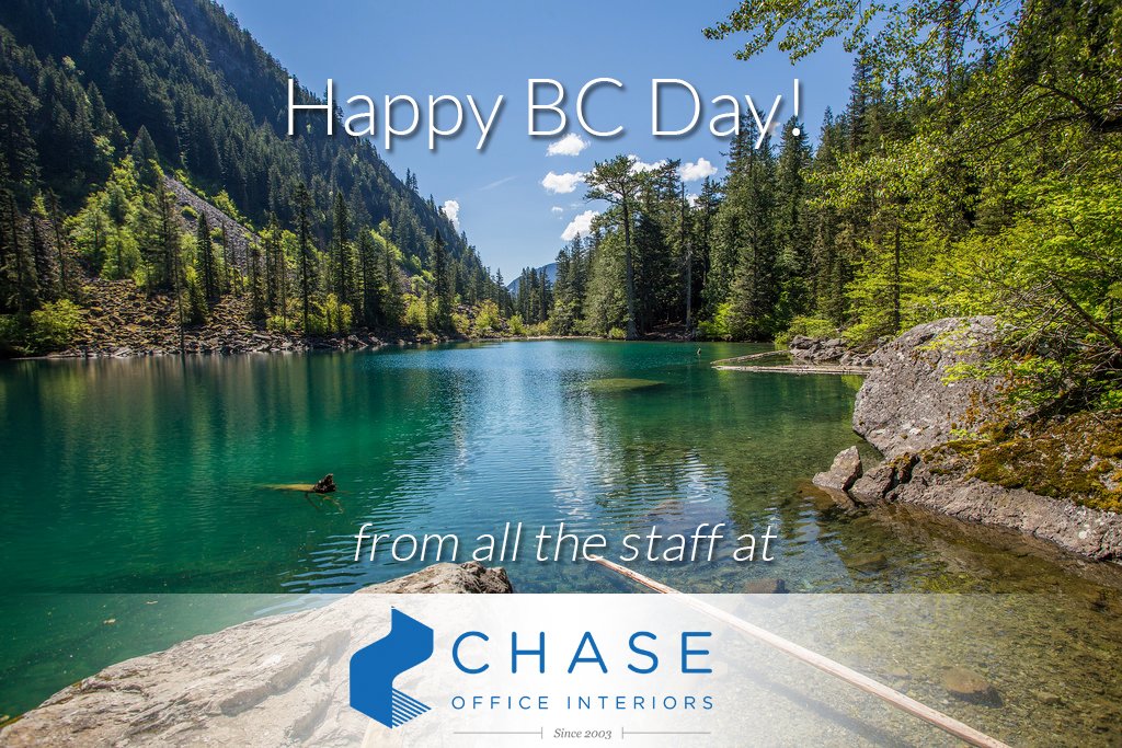 ChaseOffice's tweet photo. Wishing #BritishColumbia a very Happy BC Day for Monday! Hope you all have a fabulous long weekend! #BCDay https://t.co/d5aWtr9T53