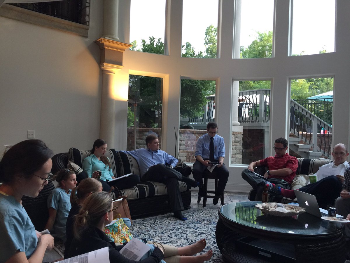 AmirGhaferi's tweet photo. Great journal club kickoff last night! Thank you Ari & Ben for organizing. #MichiganSurgery #GoBlue https://t.co/cz8o4J9Anu