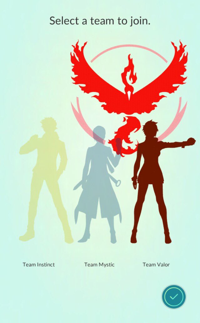SFGiants's tweet photo. Thanks for all your input #PokemonGO fans! It looks like @ATTParkSF is now #TeamValor territory. #SFGPoke #SFGiants https://t.co/yDeLwMm1dO