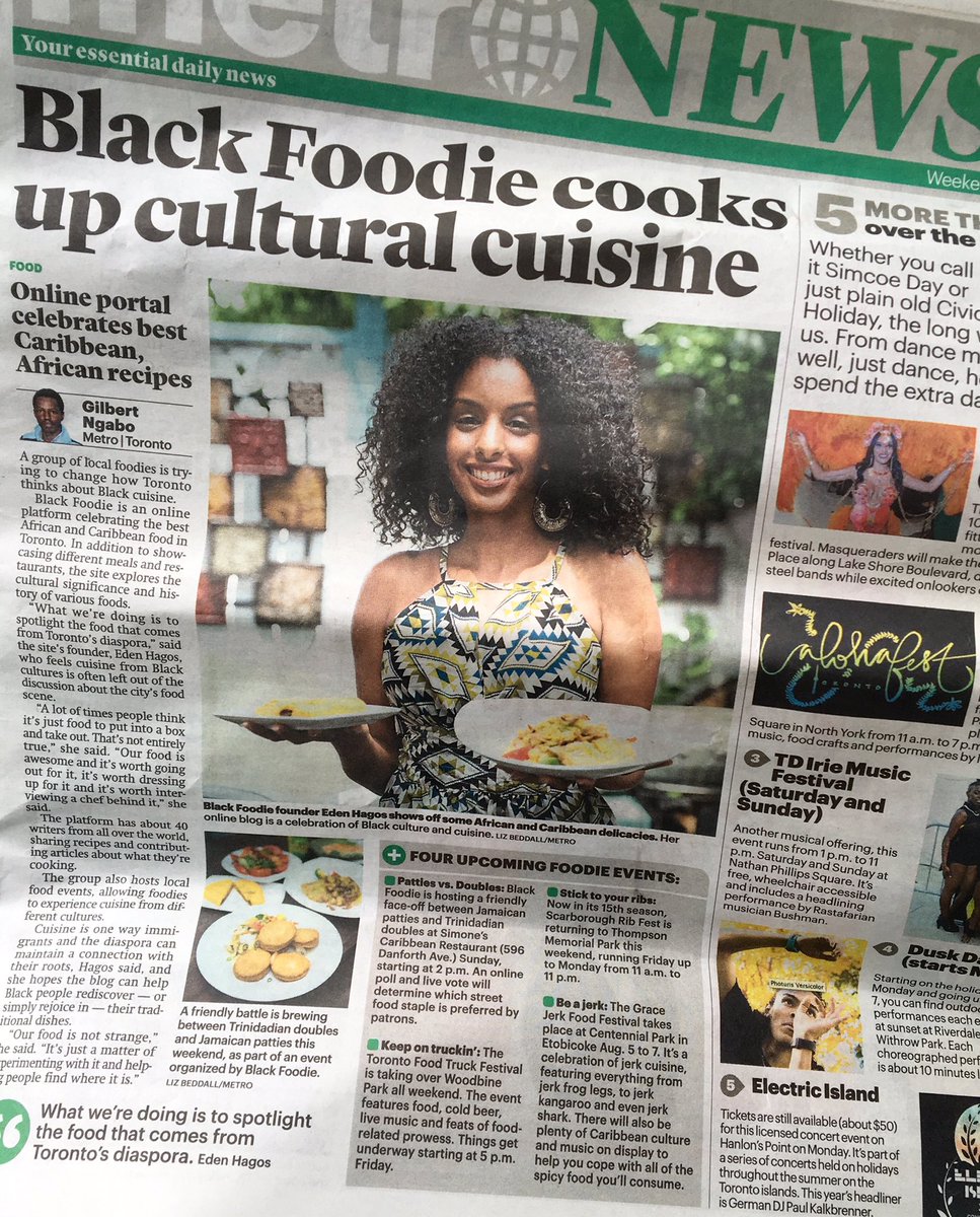 Great piece &amp; photo of <a href="/EdenTheFoodie/">Eden</a> aka <a href="/BlackFoodie/">Black Foodie</a>! Perfect for more year round #DiverseDignifiedDeliciousness!