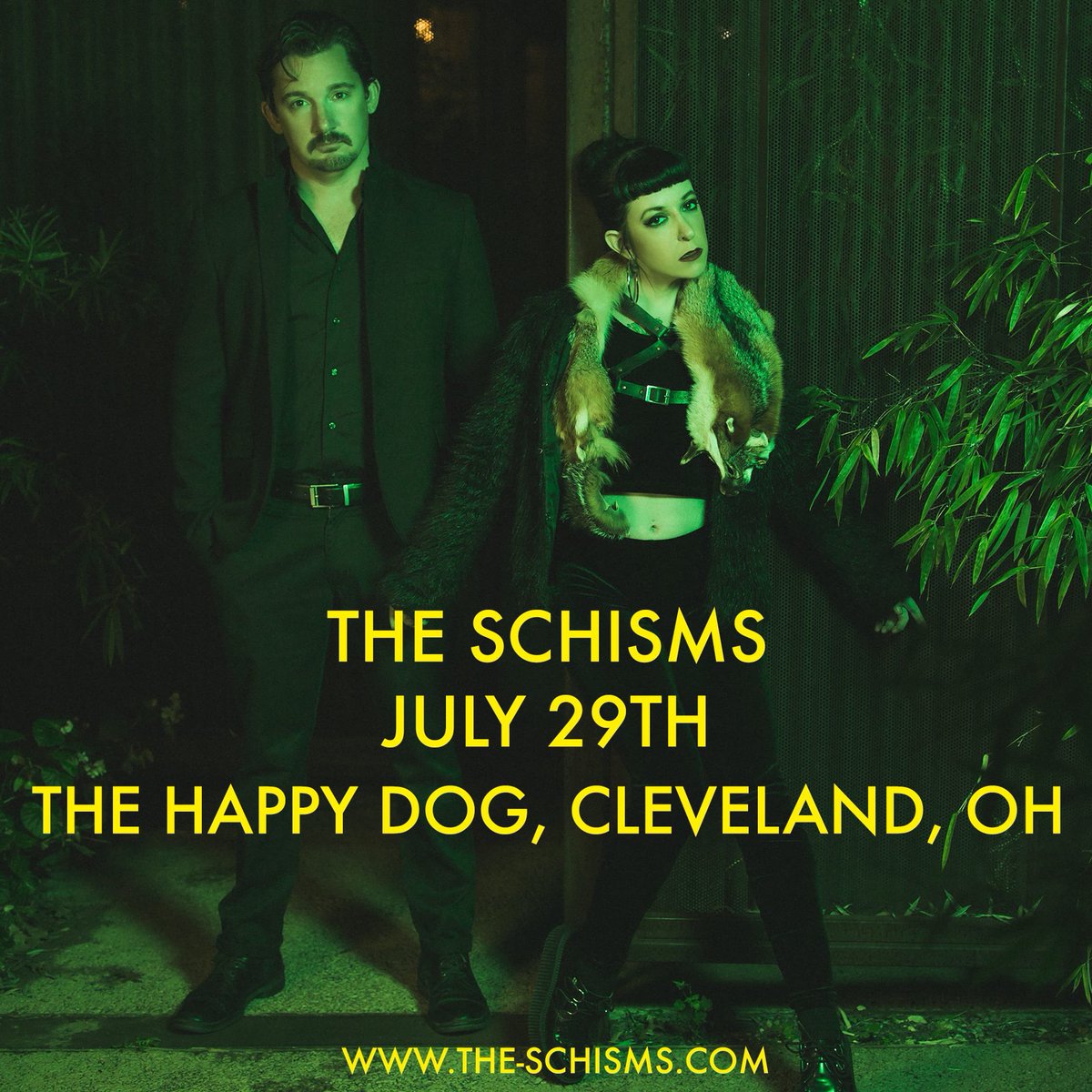 TheSchisms's tweet image. Cleveland, we're cumming for you.

Tonight at @HAPPYDOGCLE join us for the Part Time Lover tape release party👅