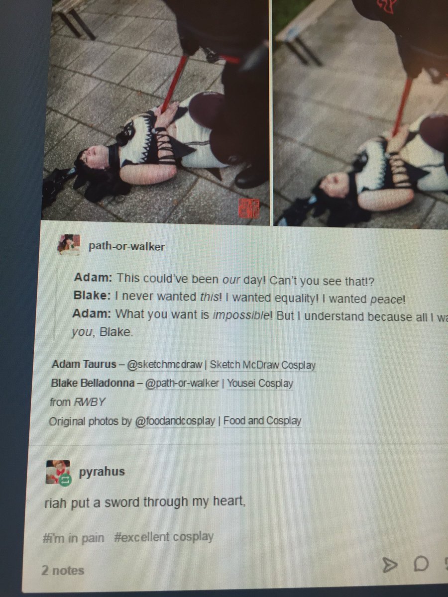 xYouseix's tweet photo. Slowly destroying the fandom one #Tauradonna pic at a time 😈 #StabbyCat #RWBY #cosplay https://t.co/pXzUfxCVsD