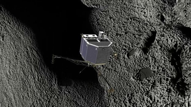 SETIInstitute's tweet photo. Philae prepares to take its eternal rest - We'll miss you, @Philae2014!! | @AstronomyMag https://t.co/Nvpp6nP2u0 https://t.co/u8957leDXL
