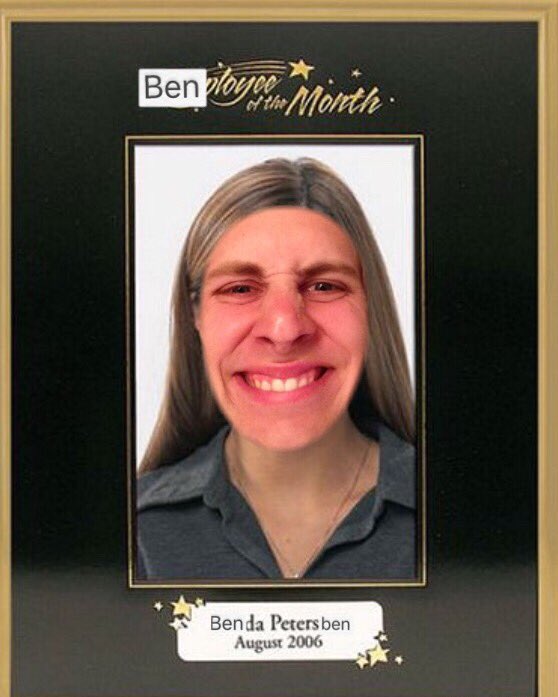 IPhotoshopBen's tweet photo. Benployee of the Month https://t.co/TYJMuWkAr8