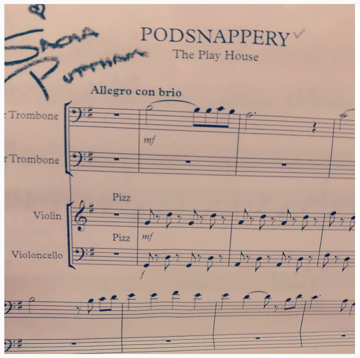 missmjwoodside's tweet photo. #OminouslyBeautiful score by @SachaPuttnam for #PodsnapperyMovie!! ๐ต ๐ต #SuperTalent #SoulFood https://t.co/DLLy3XTApL