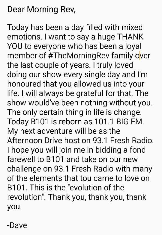TheMorningRev's tweet photo. I honestly can't find the right words right now, but I tried. I love you guys.

-@DaveBlezard https://t.co/huuupIOW7v