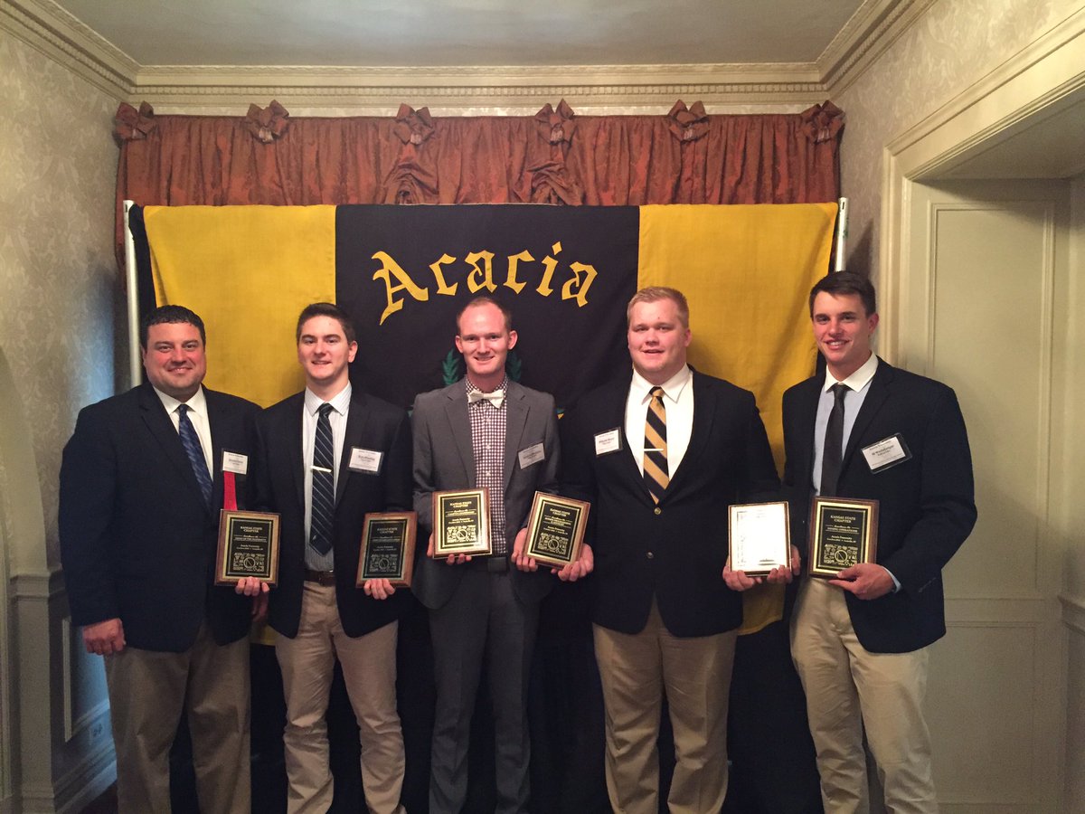 KState_Acacia's tweet photo. At the 2016 Acacia Conclave we took home 6 national awards including Campus Involvement and Good of the Fraternity 🤘 https://t.co/0dHrUgwfGN