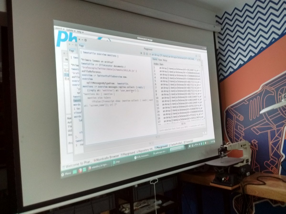 EliasRoldanC's tweet image. Finalizando el día 5 del #DataWeek4 un poco cansados pero contentos con #SmallTalk @offrayLC @ColaboratorioME #fb