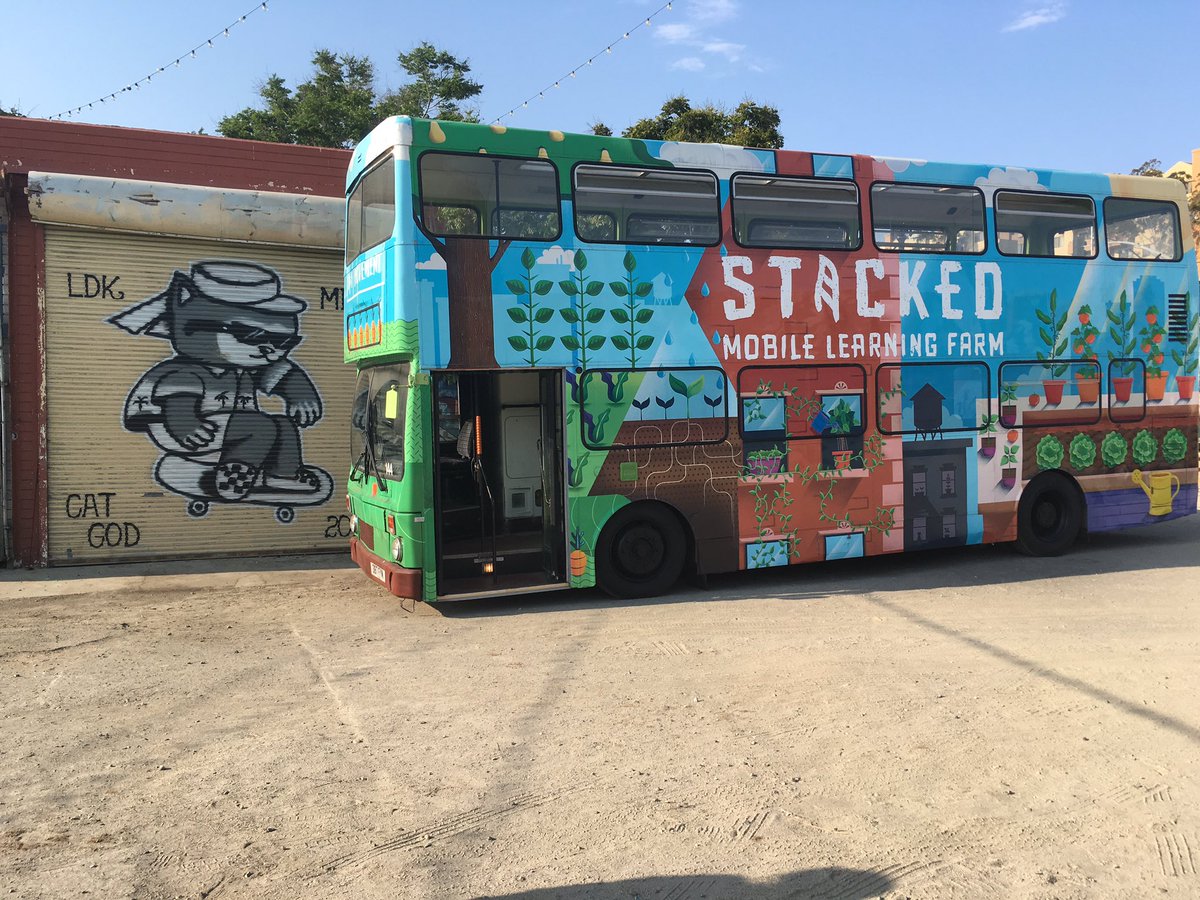 1to1Movement's tweet photo. The #STACKED1to1 Mobile learning farm is on the move! Headed to #SiloSD @MakersQuarter for tmr's event w @sdfoodsys https://t.co/u7edNPV7TN