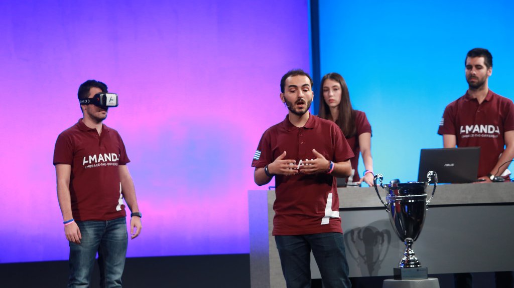 MSFTImagine's tweet photo. ICYMI: A look back at some of the action from today's #ImagineCup World Championship! https://t.co/2ksxQ0eXdw