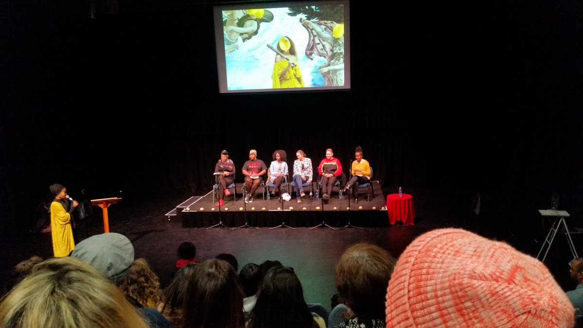 At the Lemonade panel at the FCAC. The room is packed! <a href="/Footscrayarts/">Footscray Arts</a>  #OurStories2016