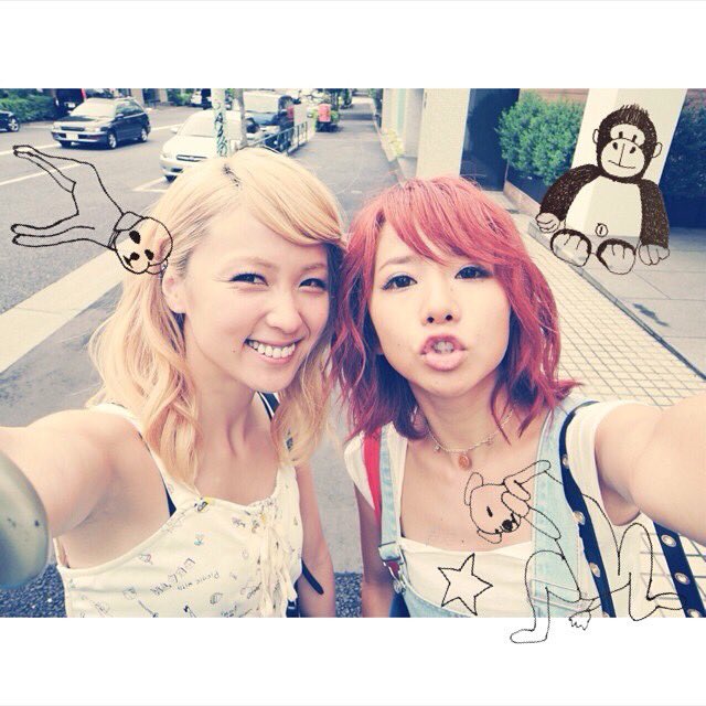 D_______Eg's tweet photo. 昨日の夜から朝まであみちゃんとおりました☺️💓めっちゃ楽しかったで💁ほんまあたしらうるさかったなさすがあみあや💏 https://t.co/ZDQlwOyqJU