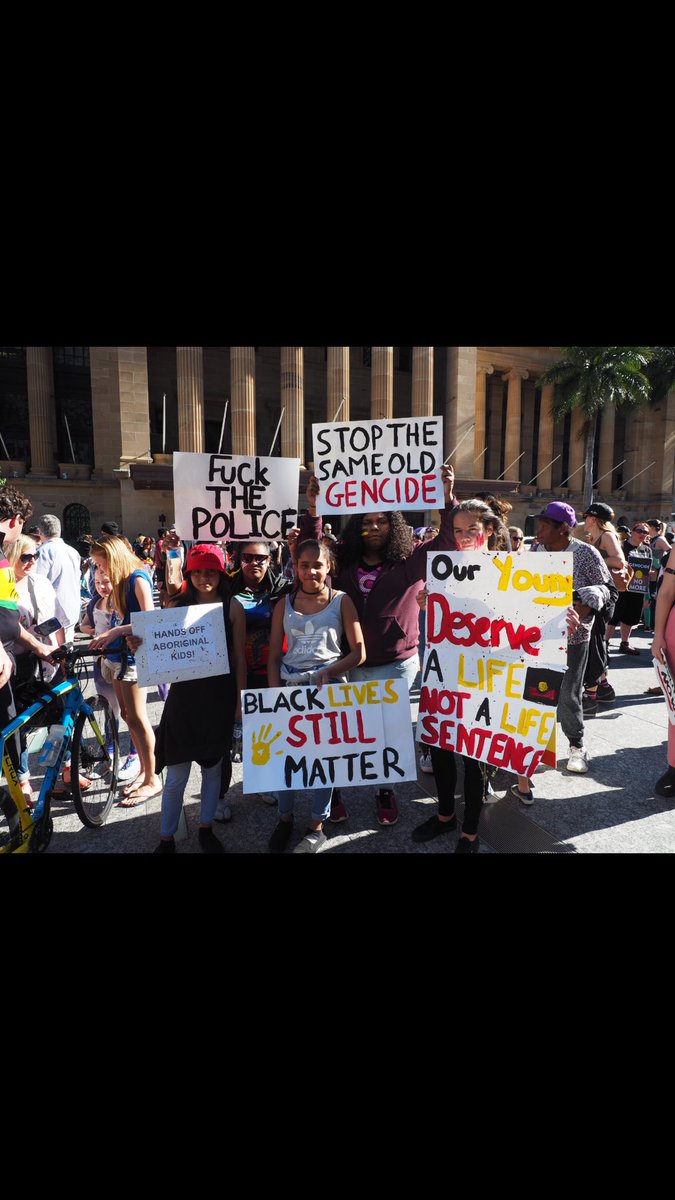 Brisbane Rally #blacklivesmatter #rally #SistersInside #handsoffAboriginalkids #sosblakaustralia #dondale