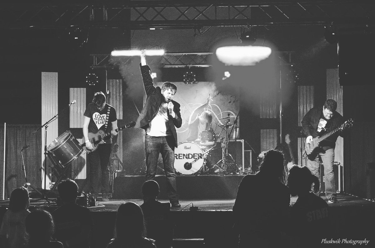 Render_Band's tweet photo. Don't forget Render tomorrow night Hometown show in Mora Minnesota at the Kanabec County Fair Civic Center at 7 pm https://t.co/chBcKmpBPR