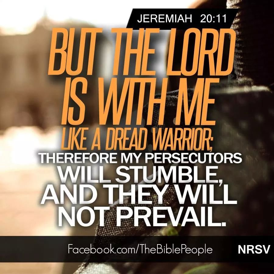 FaithCycling's tweet photo. #Jeremiah20 #LordIsWithMe #persecutors #stumble #NotPrevail https://t.co/MMsZzTWwjI