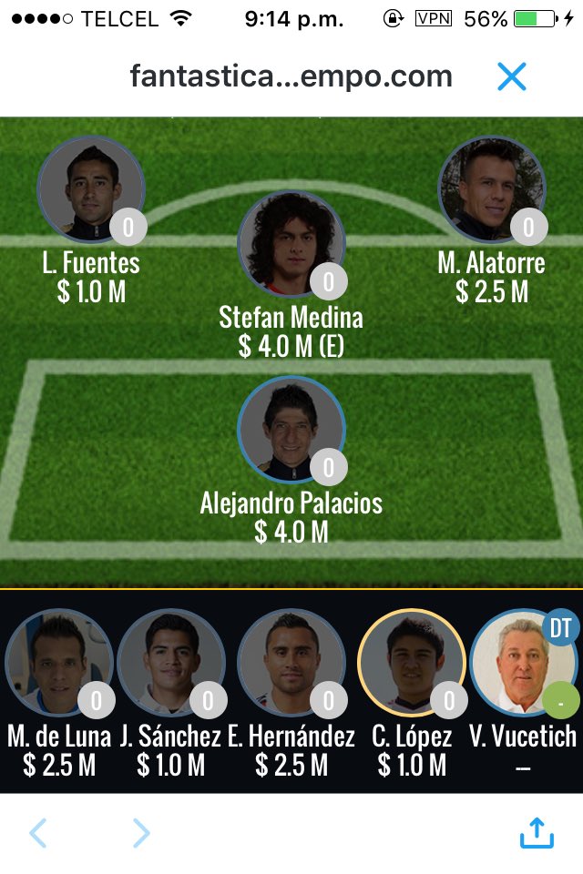 shaarawyjrga's tweet photo. Equipazo de #LobosRapaces para ganar otros 3 puntos en el fantasy @LigaOtroPlaneta @JuanitoFutbol_ https://t.co/m4AsJuUKyr
